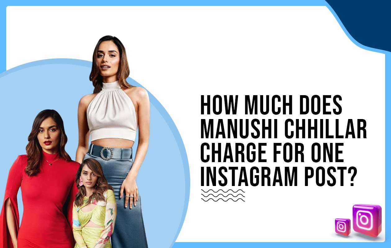 How much did Manushi Chhillar charge for one Instagram post?